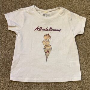 Atlanta Braves Kids White T-Shirt by 47